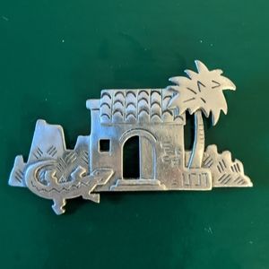 🎇2/$15🎇 JJ Jonette Vintage Southwest Pewter Pin